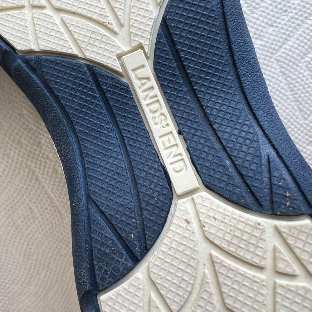 Lands End Kids Water Shoe In Nave & Green Size 13 Excellent Like New Condition - Picture 5 of 6